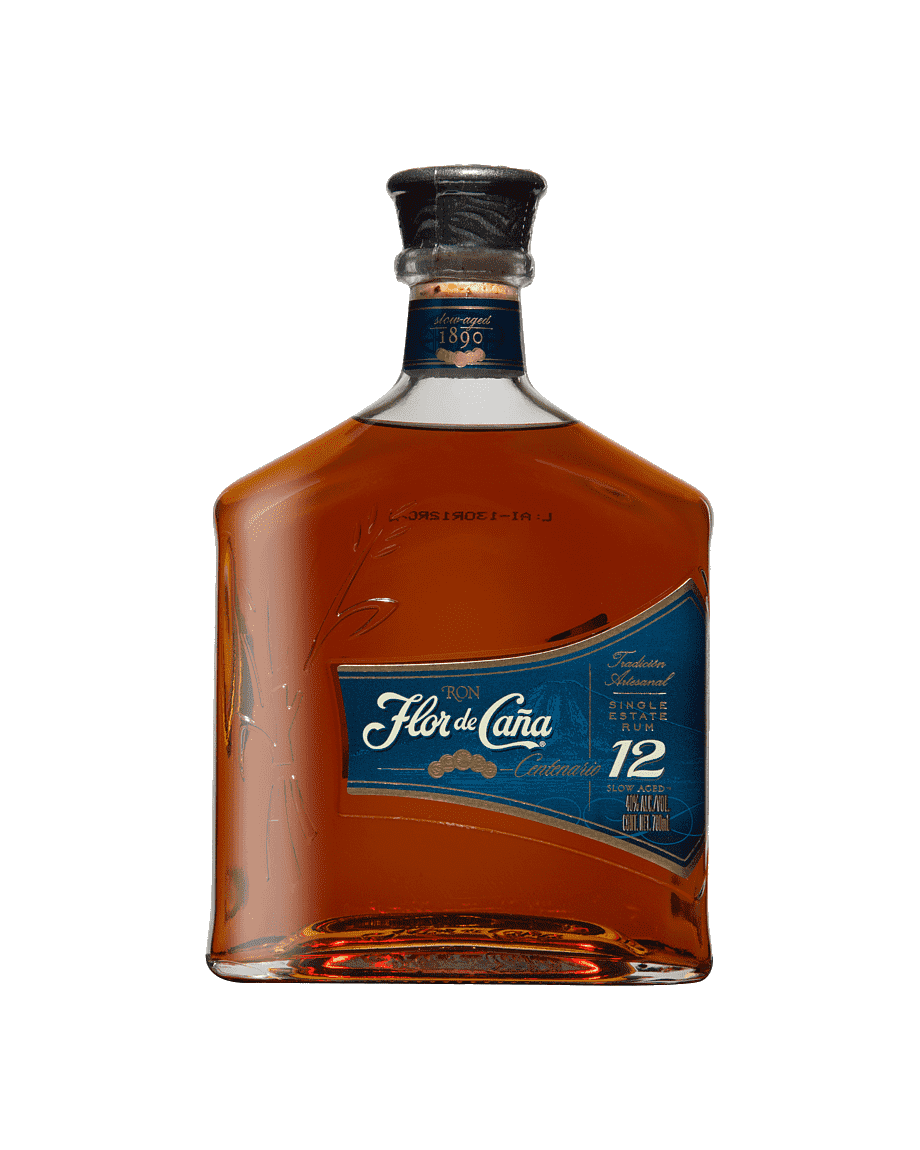 Flor de Caña 12 product packaging
