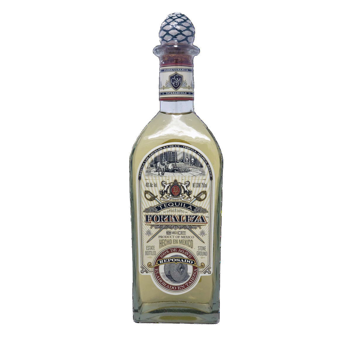 Fortaleza Reposado product packaging