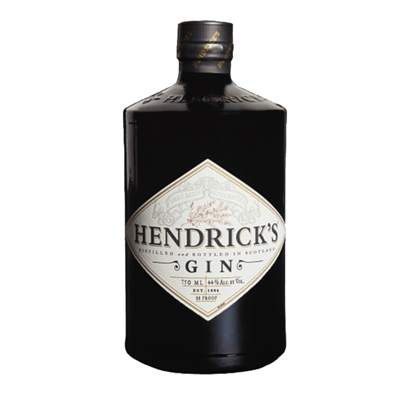 Hendrick’s Gin product packaging